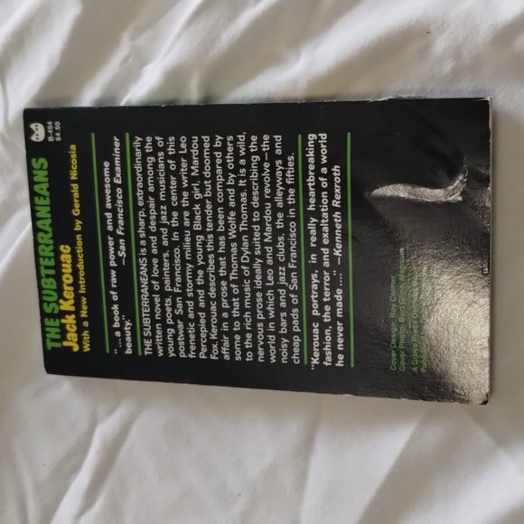 1st/THE SUBTERRANEANS by JACK KEROUAC 1981 VINTAGE PB BOOK GROVE PRESS BLACK CAT - Picture 2 of 10